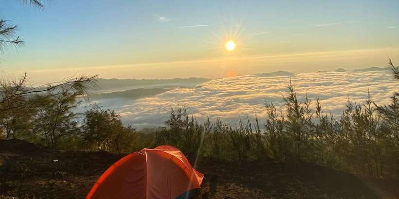 2 days 1 Night Camping at Mount Batur for sunset & sunrise - Finding the sunset viewpoint, not the crowd shuffle