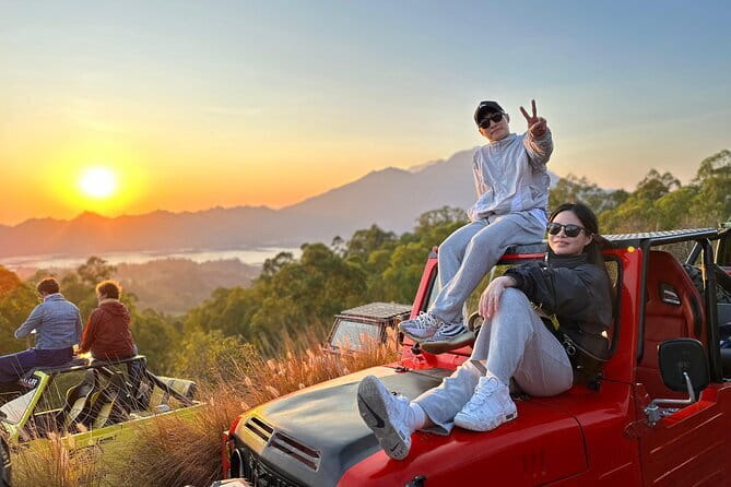 4WD Jeep Mount Batur Sunrise Experience By Bali Volcano Jeep - What to wear and bring for cold dawn on Batur