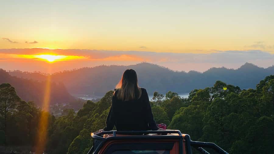 All inclusive Batur jeep sunrise with breakfast - After sunrise: black lava views you cannot fake