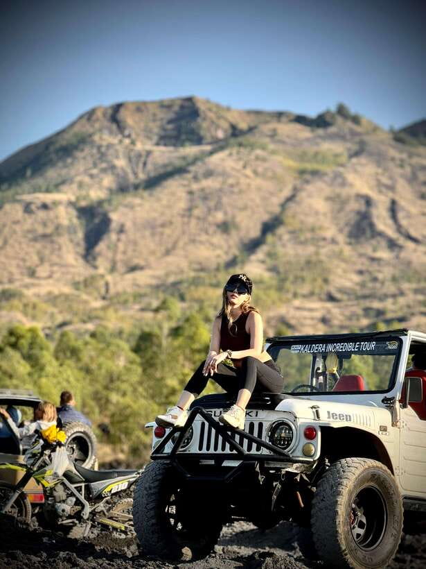 Bali: Hidden Waterfall & Mt. Batur Sunset Jeep Private Tour - Rules in the vehicle and safety-friendly expectations