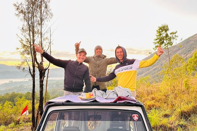Bali Mount Batur 4x4 WD Jeep Sunrise Private Tour - What to pack for a cold, early viewpoint morning