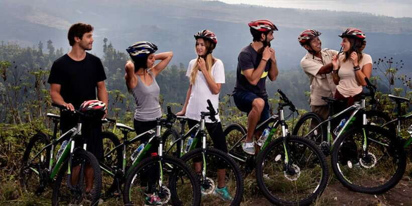 Bali: Mount Batur Mountain Biking Adventure with Lunch - Key highlights at a glance