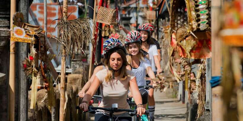 Bali: Mount Batur Mountain Biking Adventure with Lunch - The 30 km route: temples, rice fields, villages, and plantations in one run