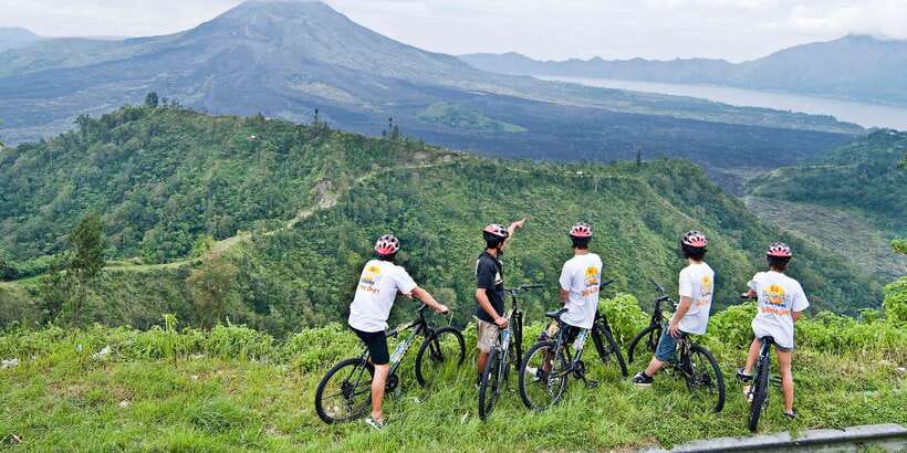 Bali: Mount Batur Mountain Biking Adventure with Lunch - Bikes, helmets, and the safety gear you should expect to use