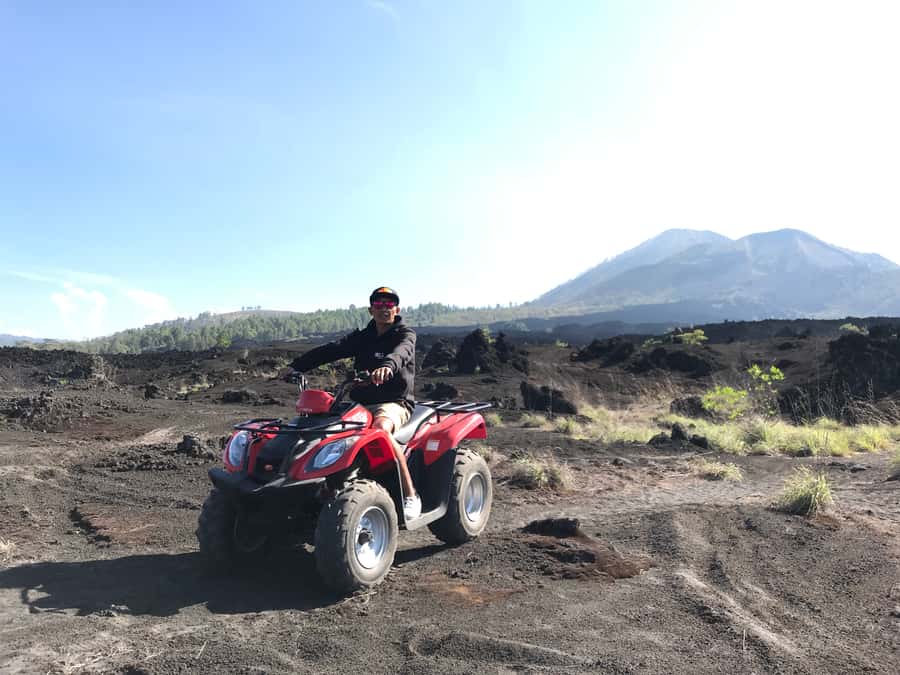 Bali: Mount Batur Quad Bike Tour and Natural Hot Springs - Hot springs swim with volcano views, then lunch with a view