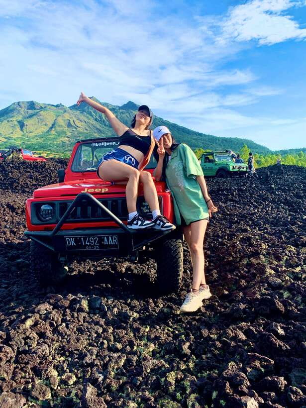 Bali: Sunset Mount Batur Jeep and Hot Spring All Inclusive - Black Sand at Sunset: When the Light Hits and Clouds Decide