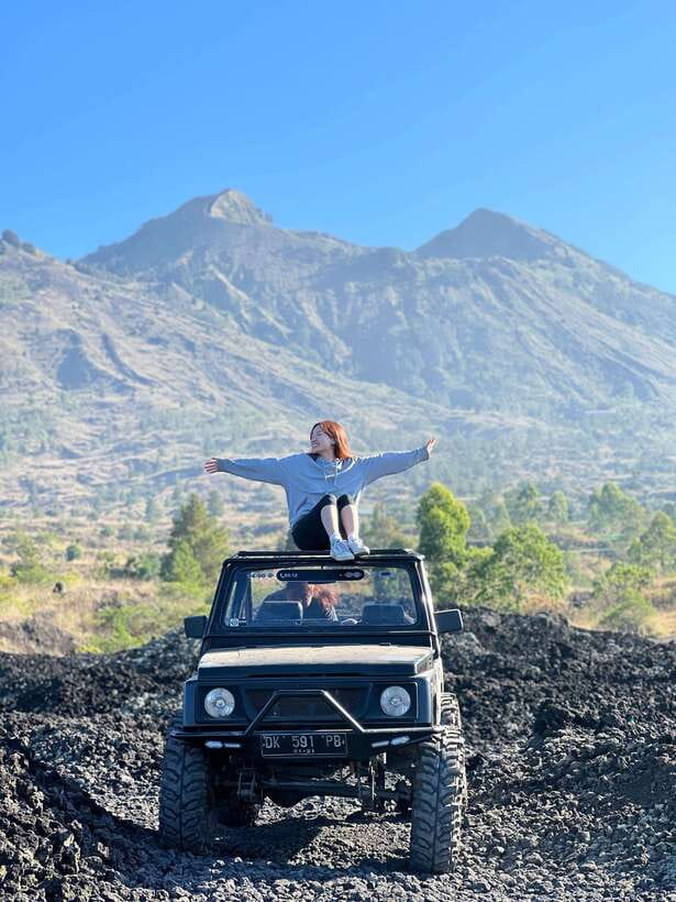 Bali: Sunset Mount Batur Jeep and Hot Spring All Inclusive - Getting There: Hotel Pickup, Timing, and How Long You’ll Be Gone