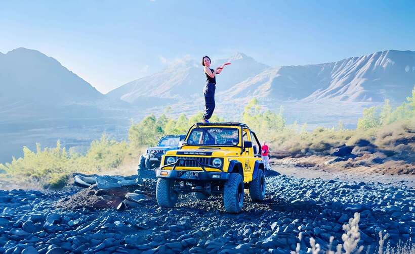 Batur Volcano Jeep Tour & Explore Best Waterfall in Bali - Pickup, Time Choices, and What the 8 Hours Actually Includes