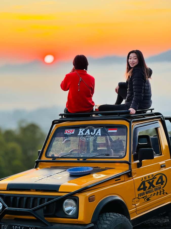 Mount Batur 4WD Jeep Sunrise Tour kintamani - Sunrise at Mount Batur, and how the morning is paced
