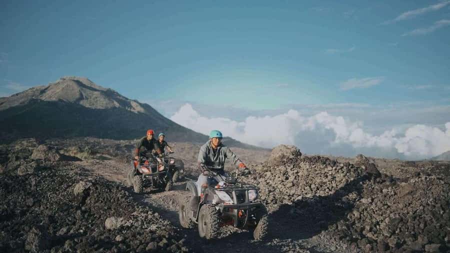 Mount Batur: ATV Quad Bike Black Lava & Sand Adventure - Hot springs break: a 1-hour reset after black lava riding