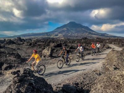 Black Lava Cycling Tour w/ Natural Hot Spring
