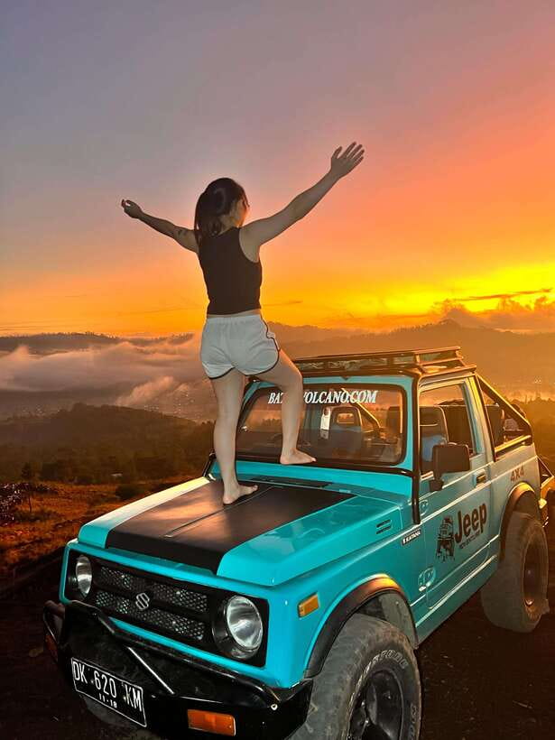 Mount Batur Jeep Sunrise & black lava with breakfast - A 4WD Mount Batur sunrise tour that prioritizes great views over hiking