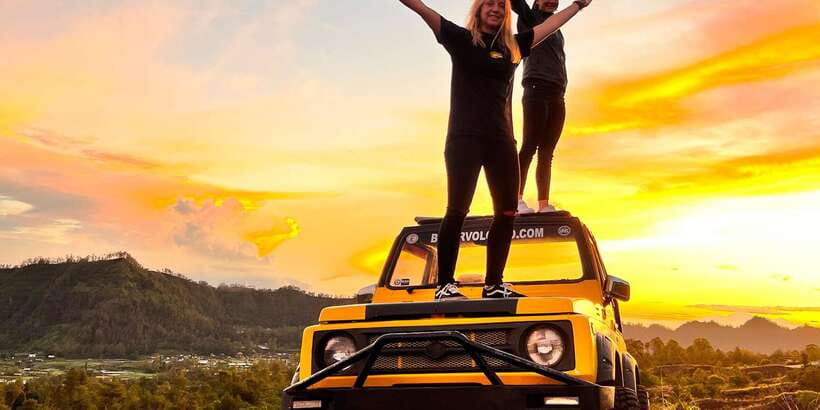 Mount Batur Jeep Sunrise & Hot Spring &coffe with transport - From Meeting Point to Jeep: Small group comfort and a real briefing