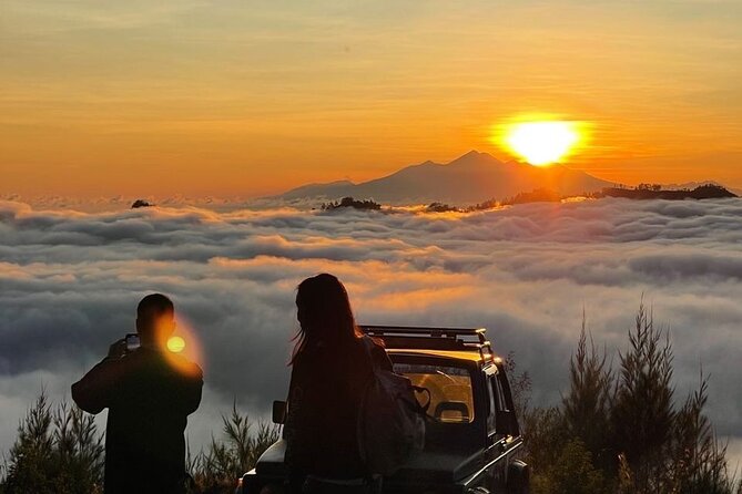 Mount Batur Jeep Tour: Sunrise, Black Lava,Black Sand &Hot Spring - After sunrise: black lava fields and black sand texture