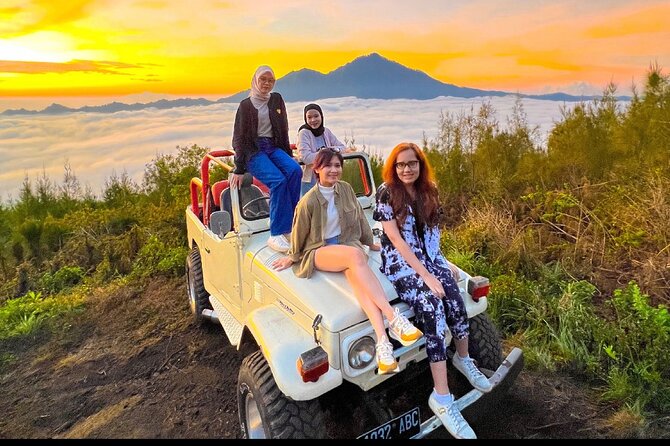 Mount Batur Sunrise Jeep Tour with Natural Hot Spring - After sunrise: black lava and the 1963 eruption story