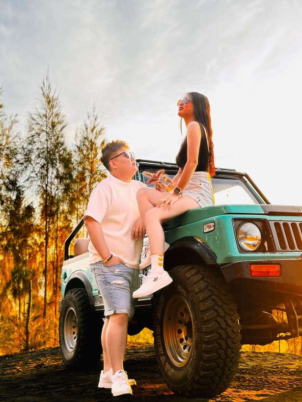 Mount Batur Sunset/Sunrise Jeep Tour & Natural Hot Springs - Mount Batur by Jeep, without the climb