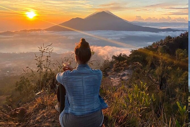 Mt batur Sunrise Trekking and Natural Spring Tour - The Mt. Batur hike: private guide support on steep, loose terrain