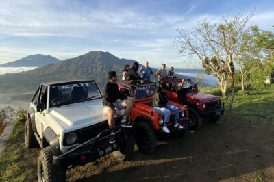 Private Tour: Mount Batur Sunrise Jeep, Black lava & Waterfall