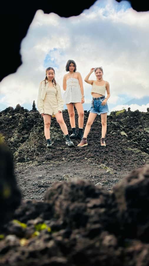 Sunset Jeep, Black Lava & Black Sand Mount Batur - The Black Sand Stop: Volcanic Color You Can Walk Around