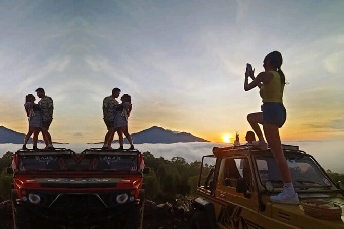 The Best Kintamani Instagramable Cafe With Mount Batur Jeep Tour - Morning Pickup and the Clock Is the Real Deal