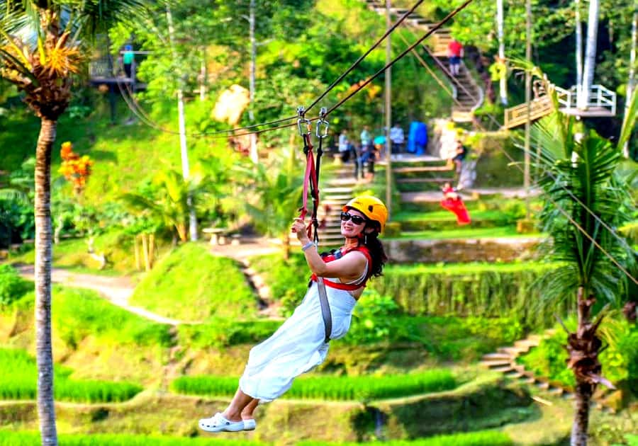 Ubud: Batur Cafe Sunrise, Zip-Line & Cretya Day Club Tour - Cretya Day Club: pool time, jungle views, and a change of mood