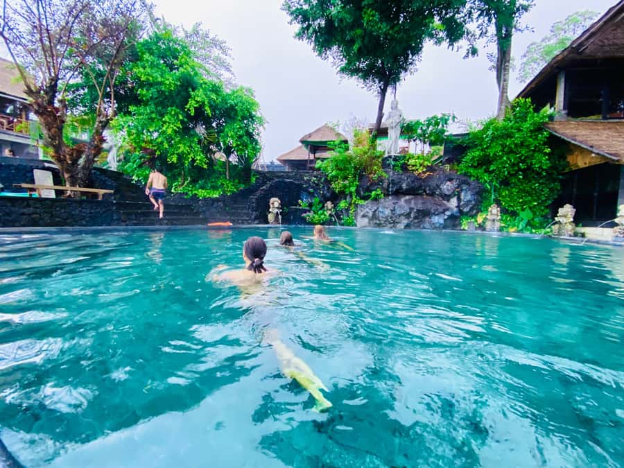 Ubud: Gorilla Face ATV & Batur Natural Hotspring with Lunch - ATV Through Jungle and Rice Fields, Plus Gorilla Face Cave