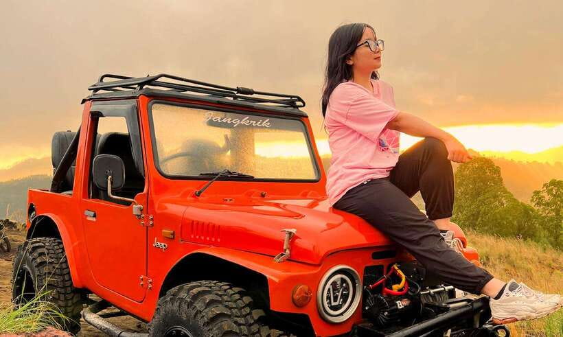 Ubud: Mount Batur Jeep Sunrise, Hot Spring in one day - The 4x4 Jeep drive up: excitement with a comfort plan