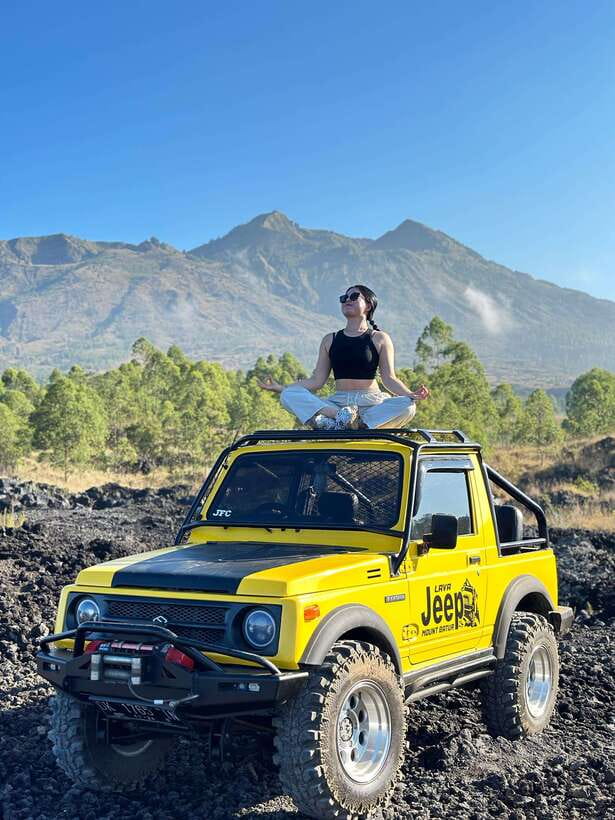Ubud: mount.batur sunrise jeep with breakfast and hot spring - Comfort and photos: making the most of that sunrise ride