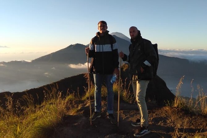 Volcano Batur Sharing Group at Start Point - What the Trek Feels Like: Moderate Fitness, Real Steep Moments